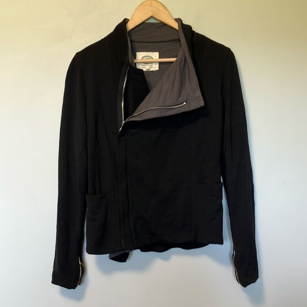 Ramblers Way 100% Rambouillet Wool Black Jacket - Picture 2 of 9
